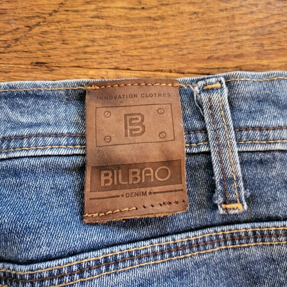 BILBAO Jeans Men's 38 x 32 Regular Fit Medium Wash Straight Leg NEW B3 - Picture 8 of 9
